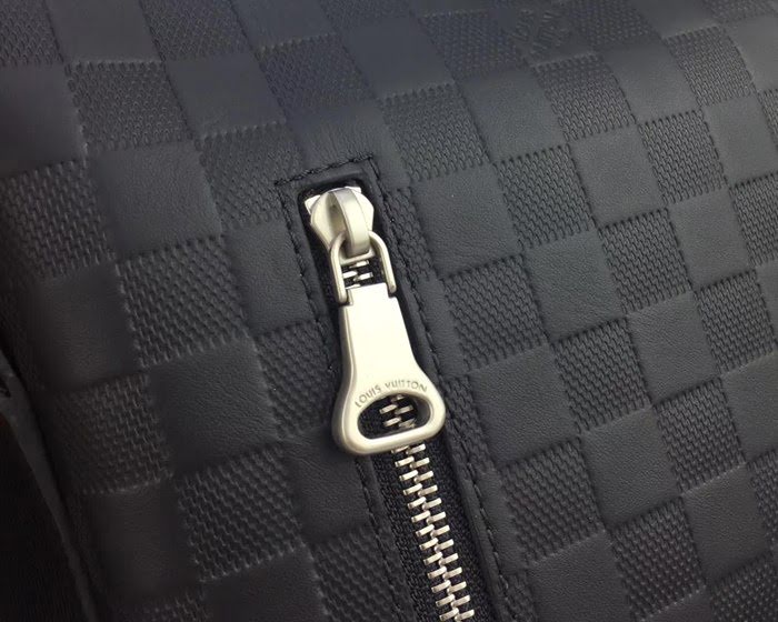 路易威登LV頂級原單N42418郵差包 Damier Infini牛皮面 牛皮鑲飾銀色金屬件 YDH2140